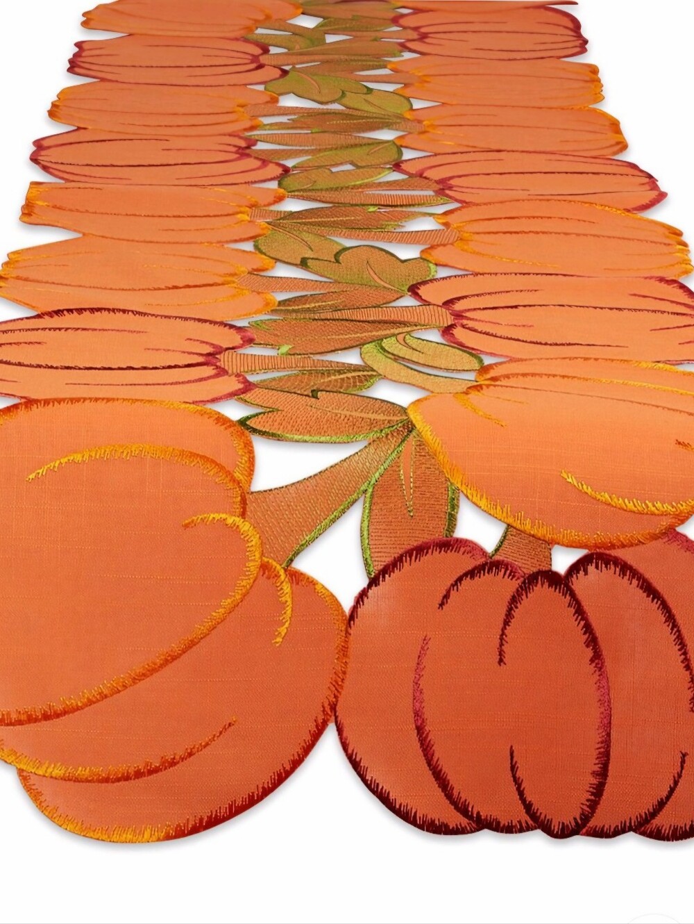 Design Imports | Pumpkins Embroidered Table Runner, Table Dining